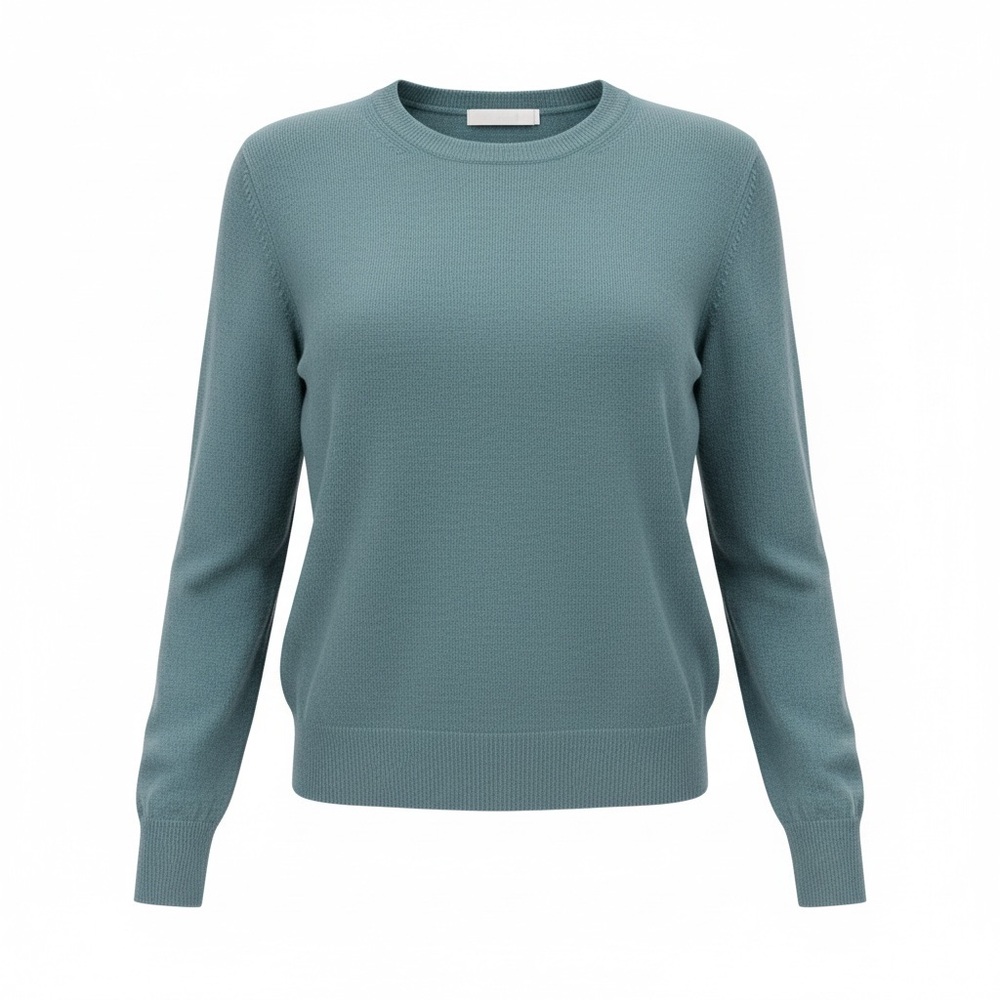 Vince Teal Crew Neck Sweater 100% cashmere
